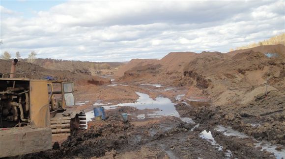 移動砂金設備 移動砂金設備