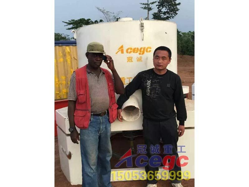 加納客戶訂購冠誠重工沙金設備