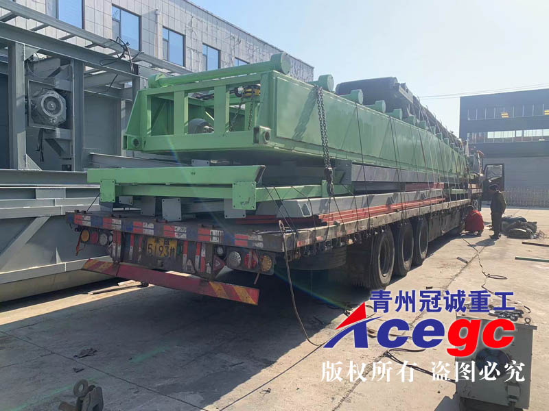 出口俄羅斯的河道沙金設備發貨現場