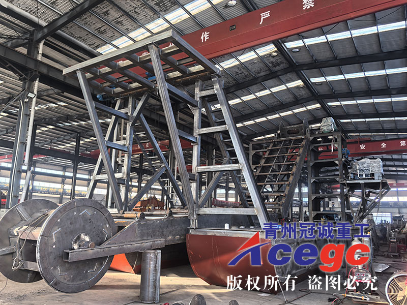 巴拉圭沙金船生產制作中