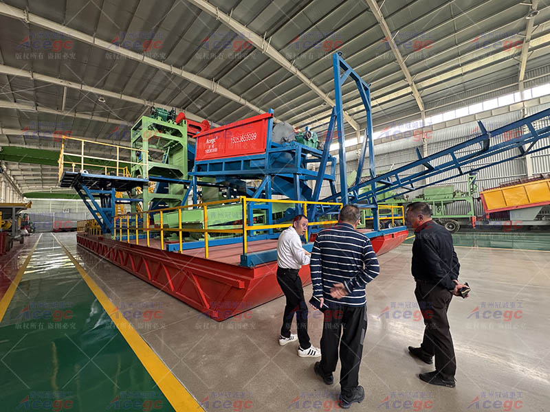 南非客戶實地考察沙金設備