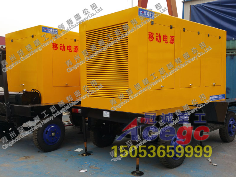 移動沙金車發電機組