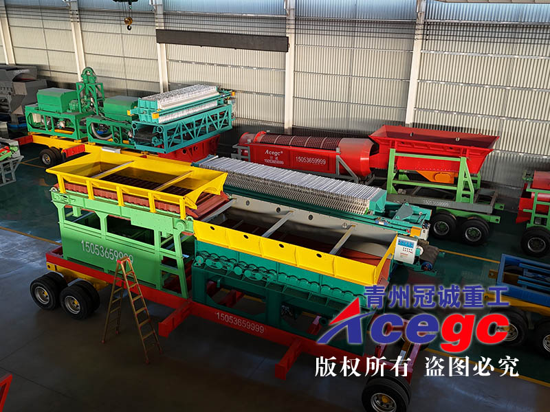 帶篩選清洗移動(dòng)沙金設(shè)備